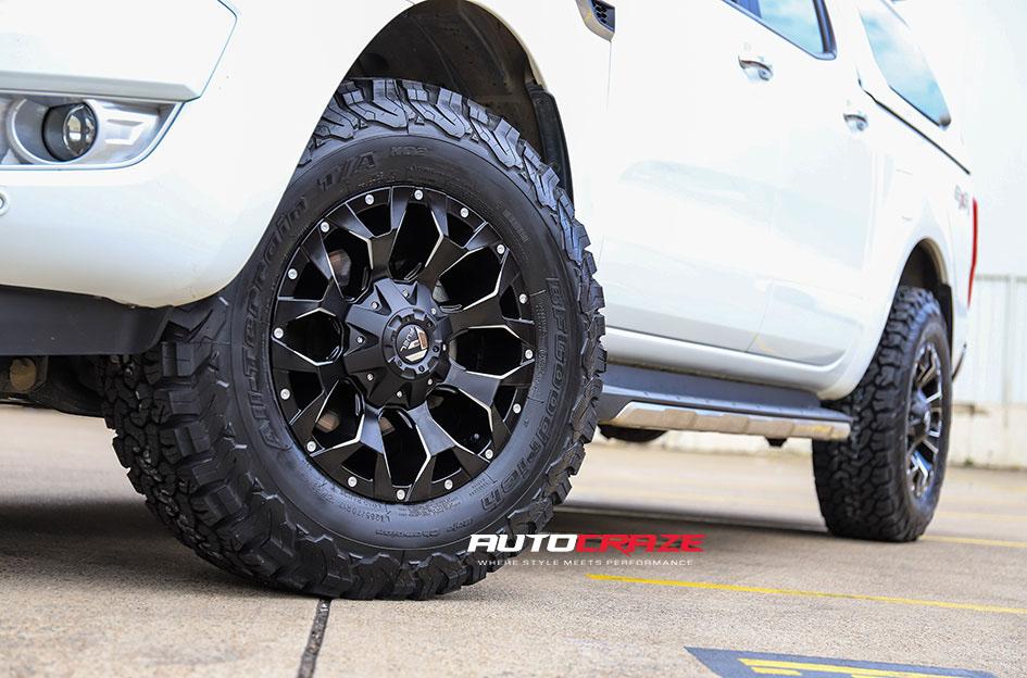 FORD RANGER ASSAULT GLOSS BLACK MILLED ACCENTS
